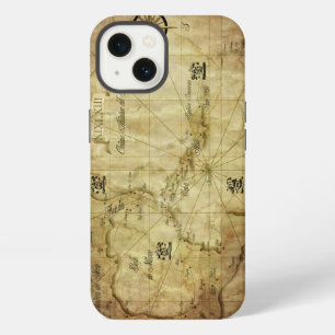 Karibik - alte Karte iPhone Hülle