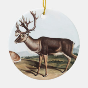 Karibik, American Rein Deer (Tarandus furcifer) Keramik Ornament