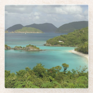 Karibik, Amerikanische Jungferninseln, St. John Glasuntersetzer
