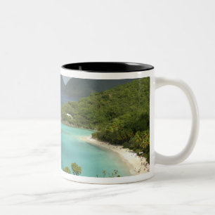 Karibik, Amerikanische Jungferninseln, St. John, T Zweifarbige Tasse