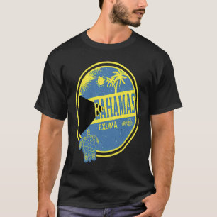 Karibik Bahamas Exuma Vintage Urlaub Tropisch T-Shirt
