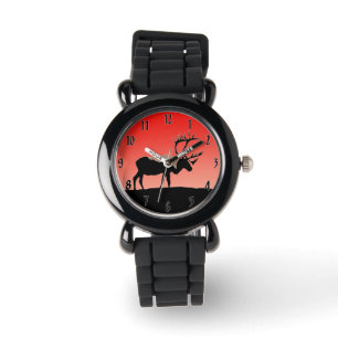 Karibik bei Sunset - Original Wildlife Art Armbanduhr