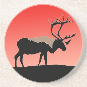 Karibik bei Sunset - Original Wildlife Art Getränkeuntersetzer