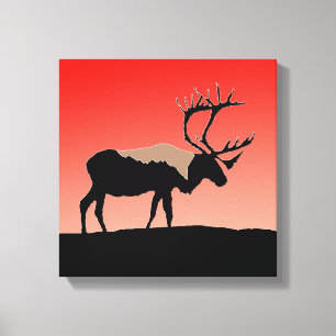 Karibik bei Sunset - Original Wildlife Art Leinwanddruck