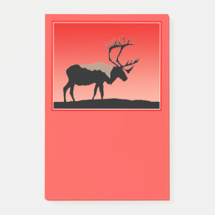 Karibik bei Sunset - Original Wildlife Art Post-it Klebezettel