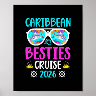 Karibik-Beste-Freundinnen-Kreuzfahrt 2026 Beste-Fr Poster