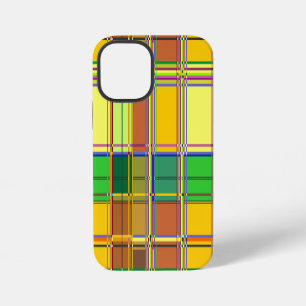 Karibik Buntes Gewebe Madras Karo iPhone 12 Mini Hülle