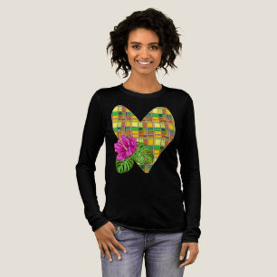 Karibik Buntes Tuch Madras Karo Tri-Blend Shirt