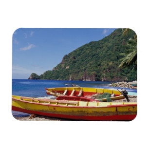Karibik, BWI, St. Lucia, Segelboote, Soufriere. Magnet