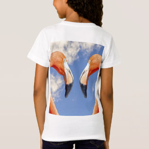 Karibik-Flamingo Liebesherz T-Shirt