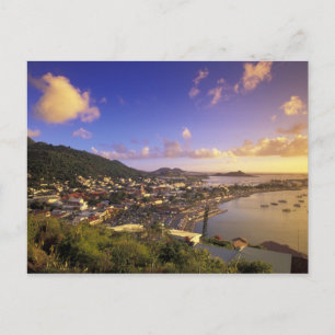 Karibik, Französisch-Westindien, St. Martin. Postkarte