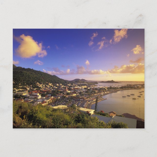 Karibik, Französisch-Westindien, St. Martin. Postkarte (Vorderseite)