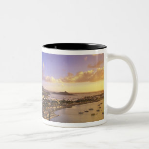 Karibik, Französische Westindischen Inseln, St. Ma Zweifarbige Tasse