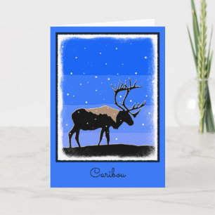 Karibik im Winter - Original Wildlife Art Feiertagskarte