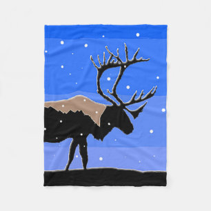 Karibik im Winter - Original Wildlife Art Fleecedecke