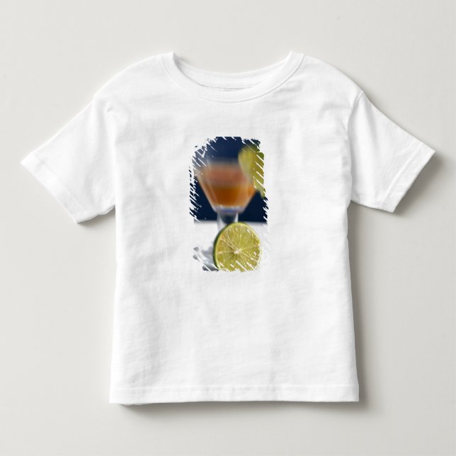 Karibik, Jungfrau Tropischer Rum-Punch Kleinkind T-shirt (Vorderseite)