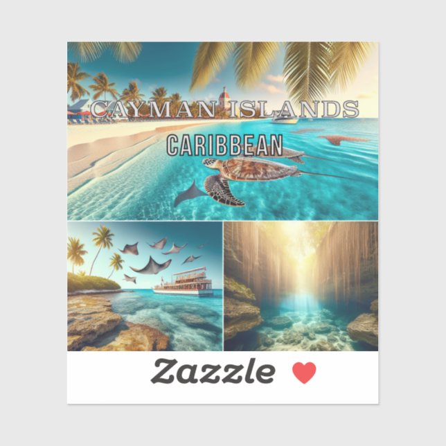 Karibik Karibik 3 Inch Vinyl Sticker (Blatt)