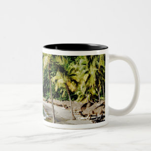 Karibik, Kleinere Antillen, Westindien, Saint Zweifarbige Tasse