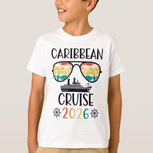 Karibik-Kreuzfahrt 2026 Urlaubsreise passende Fami T-Shirt