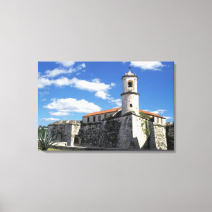 Karibik, Kuba, Havanna. Alt-Havanna, Castillo Leinwanddruck