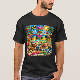 Karibik-Paradies-Flucht – Sonne, Sand und Insel-Vi T-Shirt