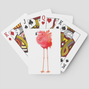 Karibik Pink Flamingo Spielkarten