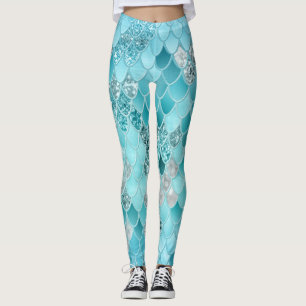 Karibik Sommer Meerjungfrauenskala 1 Leggings