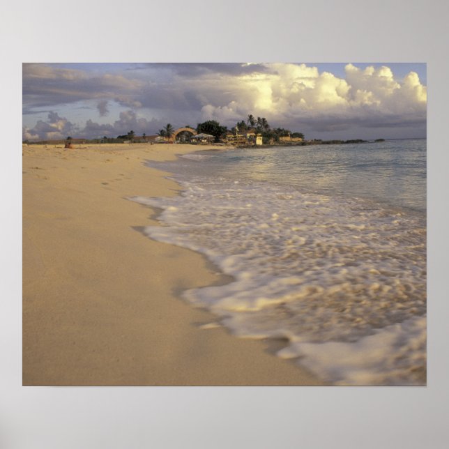 Karibik, St. Martin (St. Maarten). Maho Bay Poster (Vorne)