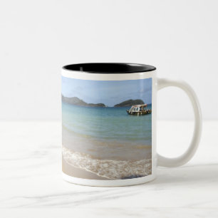 Karibik - Tobago - Strand entlang des Atlantiks Zweifarbige Tasse
