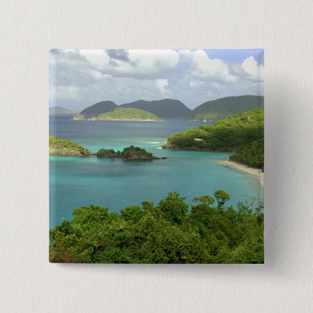 Karibik, U.S. Jungfrau Islands, St. John, Trunk 2 Button (Vorderseite)