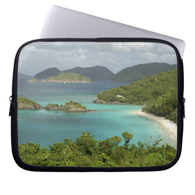 Karibik, U.S. Jungfrau Islands, St. John, Trunk Laptopschutzhülle (Vorderseite)