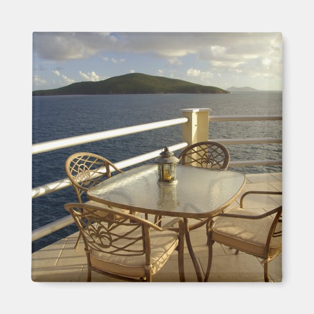 Karibik, U.S. Jungfrau Islands, St. Thomas Ansehen Magnet (Vorne)