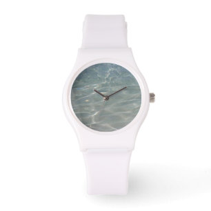 Karibik Wasser Abstrakt blauer Natur Armbanduhr