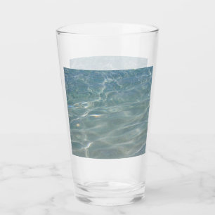 Karibik Wasser Abstrakt blauer Natur Glas