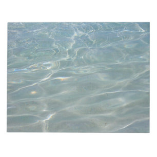 Karibik Wasser Abstrakt blauer Natur Notizblock