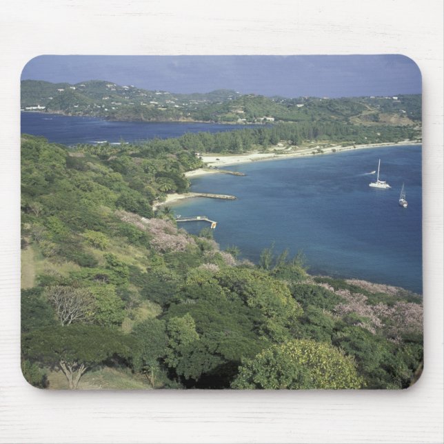 Karibik, Westindien, St. Lucia. Ansicht Mousepad (Vorne)