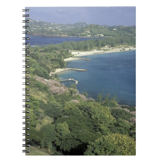Karibik, Westindien, St. Lucia. Ansicht Notizblock (Vorderseite)