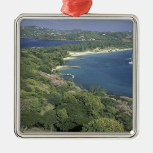 Karibik, Westindische Inseln, St. Lucia. Ansicht v Ornament Aus Metall