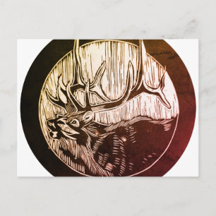 Karibikbaum und Landscaping Postkarte