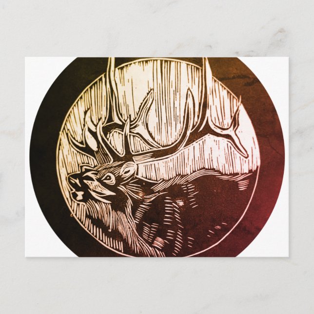 Karibikbaum und Landscaping Postkarte (Vorderseite)