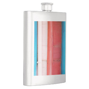 Karibikfarben - abstrakt flachmann