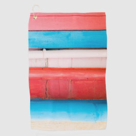 Karibikfarben - abstrakt golfhandtuch