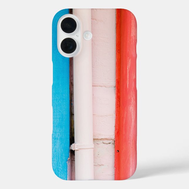 Karibikfarben - abstrakt iPhone 16 hülle (Rückseite)
