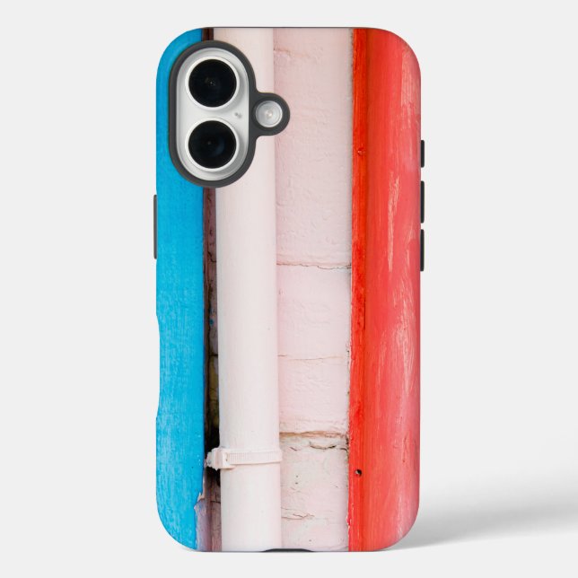 Karibikfarben - abstrakt iPhone 16 hülle (Rückseite)
