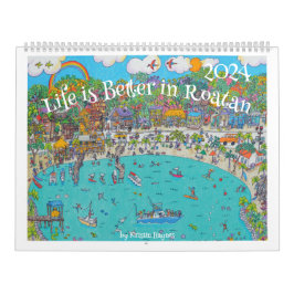 KaribikIllustrationen von Kristin Calendar Kalender