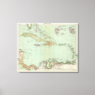 Karibisch Leinwanddruck