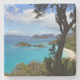 Karibische Bucht Steinuntersetzer