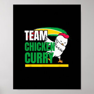 Karibische Cricket-Bekleidung - Guyana und Trinida Poster