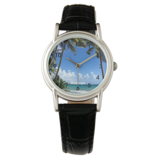 Karibische Insel, Martinique (mit einer Kennzeichn Armbanduhr (Vorderseite)