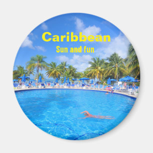 Karibische Inseln Magnet